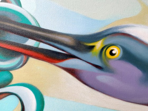 The heron and the eel