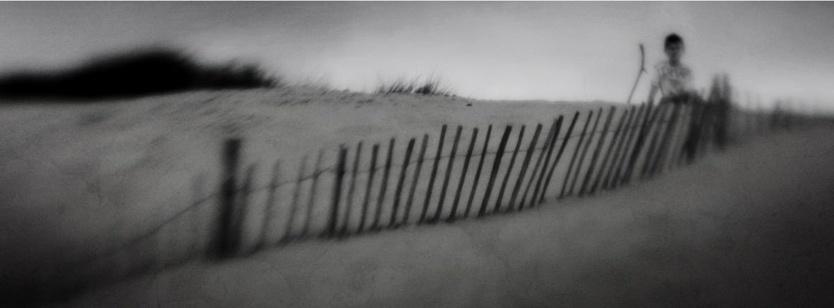 Playing in the dunes by Steve Deer