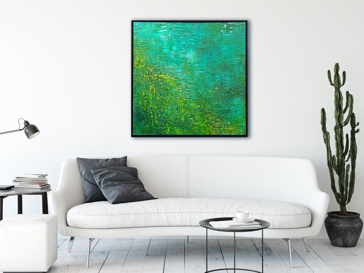  Touched By Serenity I By Lyra Morgan, 37 X 37, Artwork For Sale On Artfinder