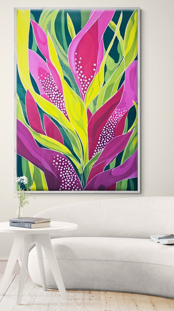 Tropical Leaves Dance #7