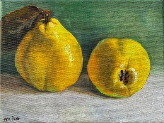 Quince fruit still life