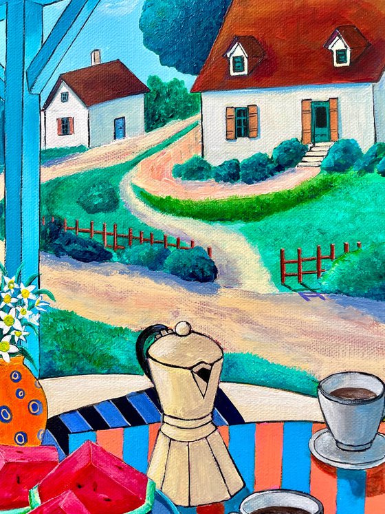 Morning in the village