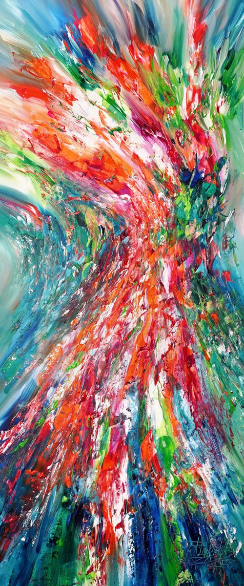 Stick: Green Dreamworld 1 by Peter Nottrott