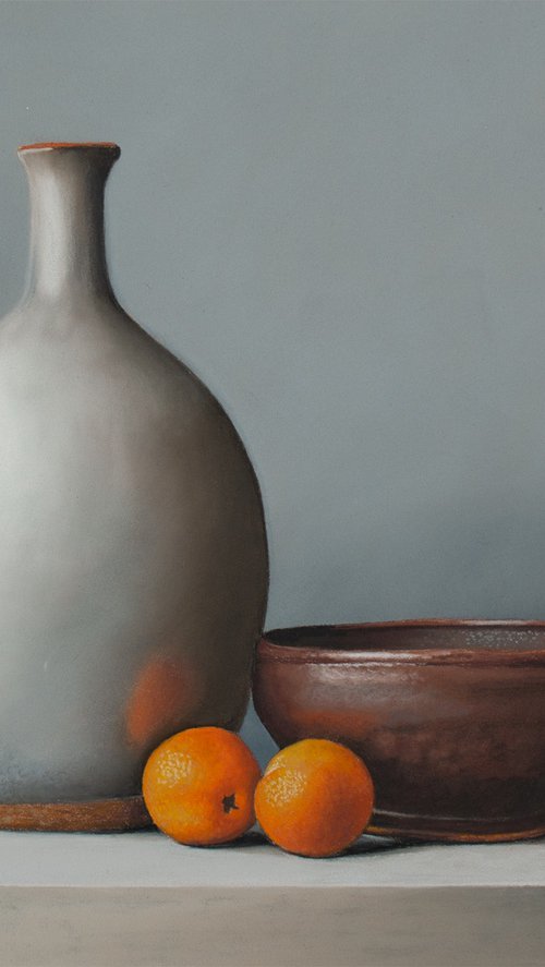 Odd Couple with Tangerines by Dietrich Moravec