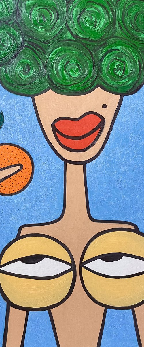 My tits love orange by Ann Zhuleva