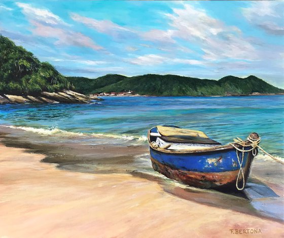 "The blue boat"