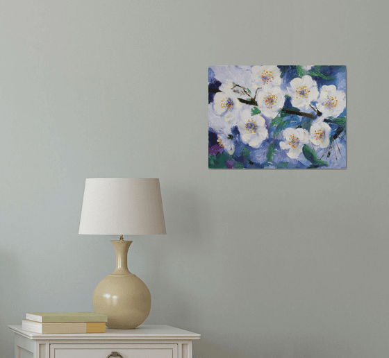 Cherry blossoms /  ORIGINAL PAINTING