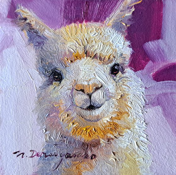 Lama painting original