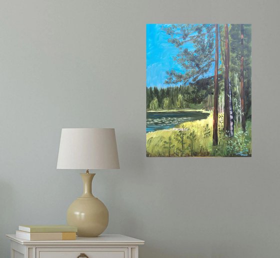 Pastor's lake trees 5