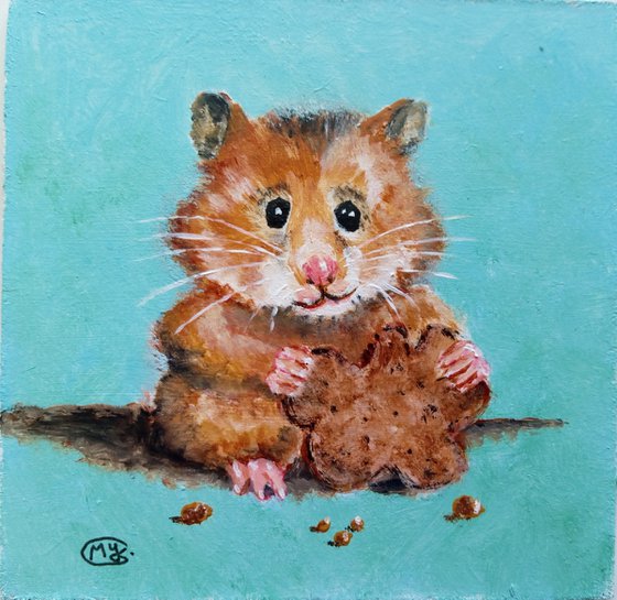 Hamster and Biscuit