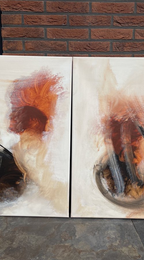 raw energy in burned sienna by Tiny de Bruin