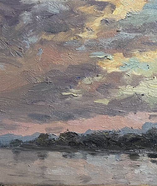 Evening in Chiang Khan by Sarawut Donrasri
