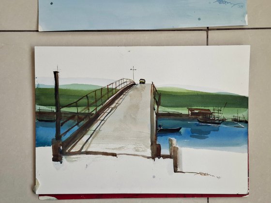 Bridge over the backwaters