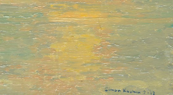 Sunset on the island