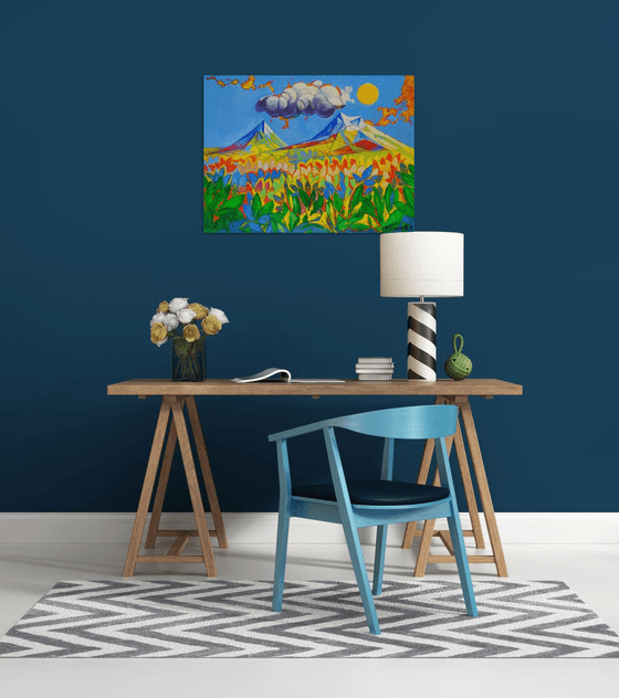 Ararat (60x80cm, oil painting, ready to hang)
