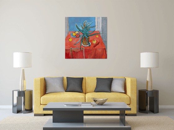 Aloe Vera and Yellow Tomatoes