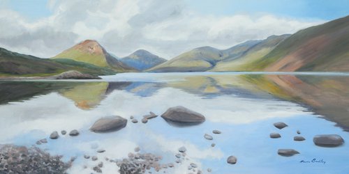Evening Reflections, Wastwater by Alison Bradley