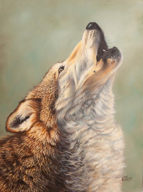 Howling Wolf by Norma Beatriz Zaro