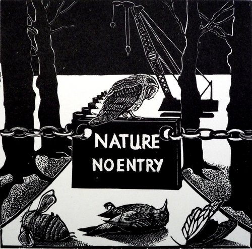 Nature No Entry by Rebecca Coleman