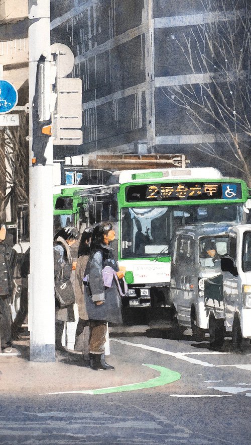 Kobe Kyu-Kyoryuchi Intersection by Masato Watanabe