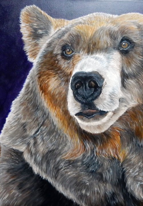 Waving bear by bente jepsen