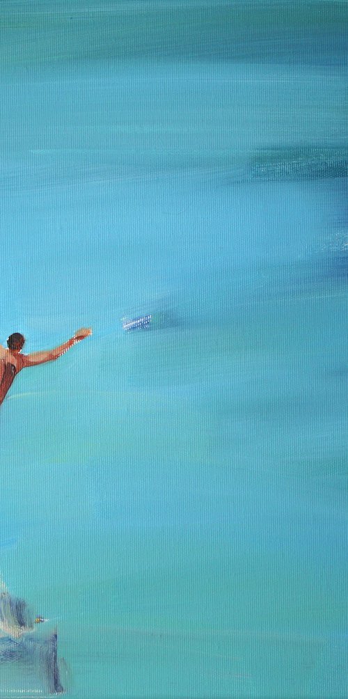 Into blue 1 by Agnieszka Kozień