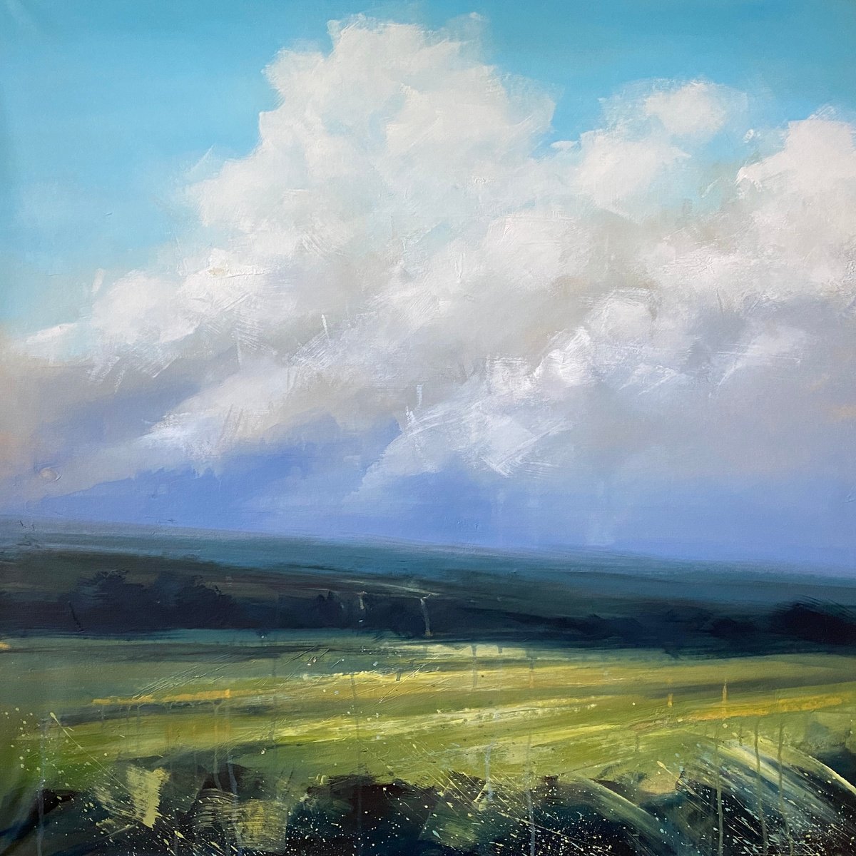  Breathe Slowly/2 By Helen Mount, 35 X 35, Artwork For Sale On Artfinder