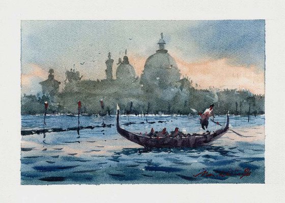 Canal Grande, Gondolier.