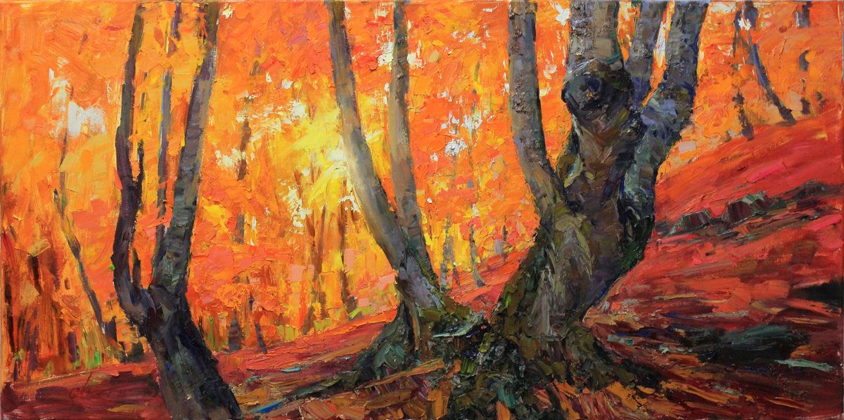 Autumn Forest by Sergei Chernyakovsky