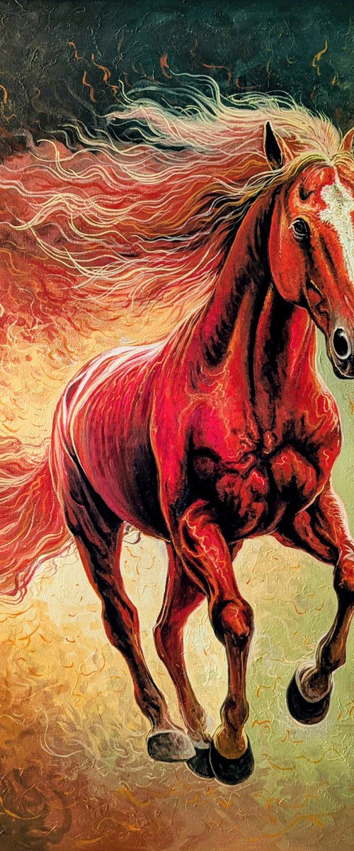 Flame in Motion by Stepan Ohanyan