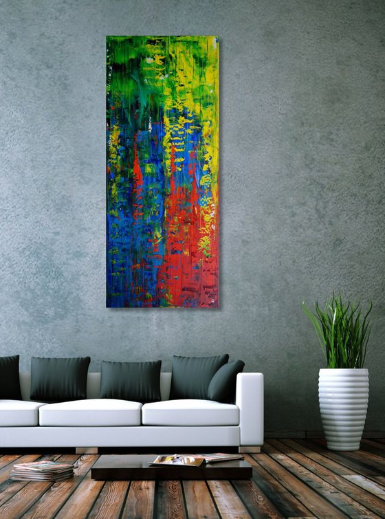 Color Rush II (50 x 120 cm) (20 x 48 inches)
