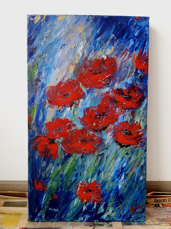 Poppies in the wind (2021)