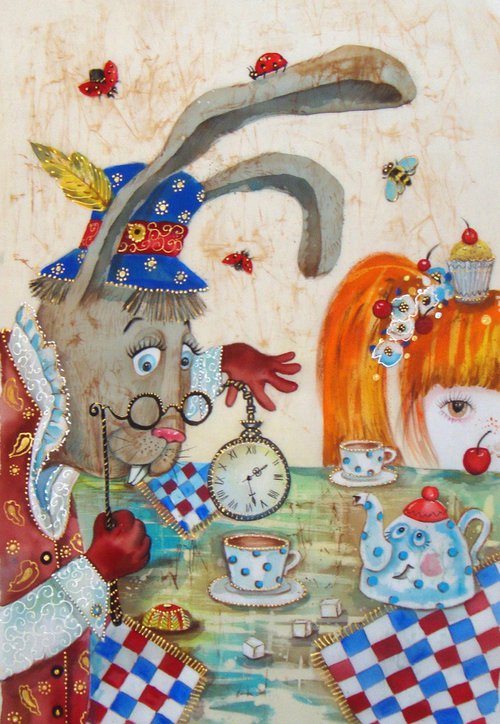 Alice and the March Hare by Elena Razina
