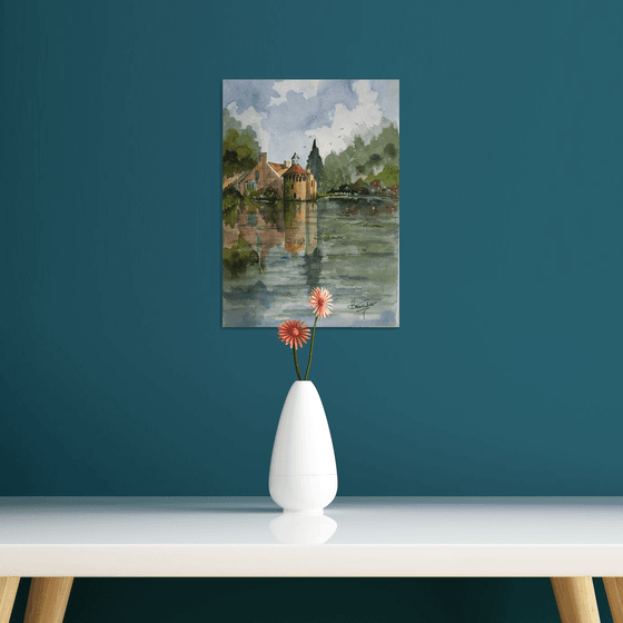 Scotney Castle in Spring