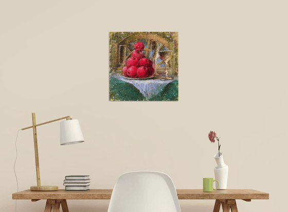 Red Apples on Table