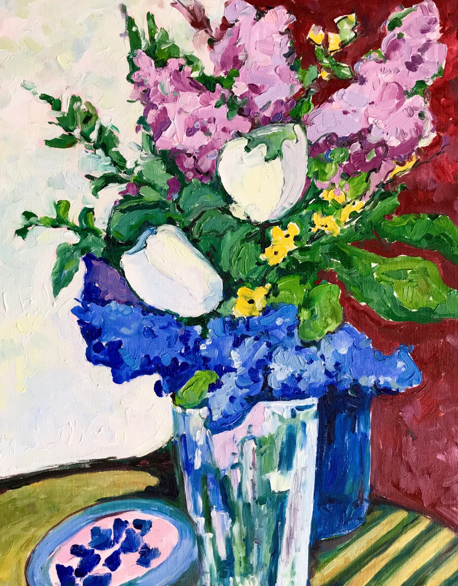 Expressive Oil Painting , Partnership By Natalia Bessmertnova, 16 X 20, Artwork For Sale On Artfinder
