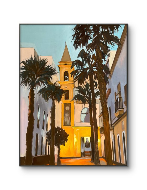 Palm trees near the chapel