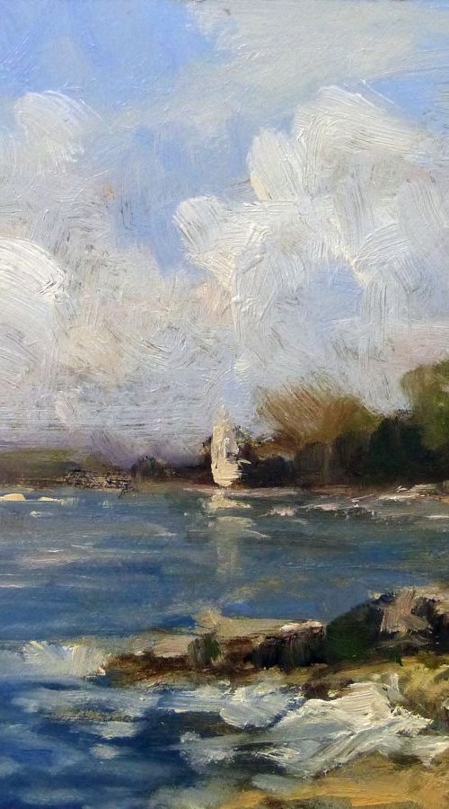 Barques vers Cassis by Pascal Giroud