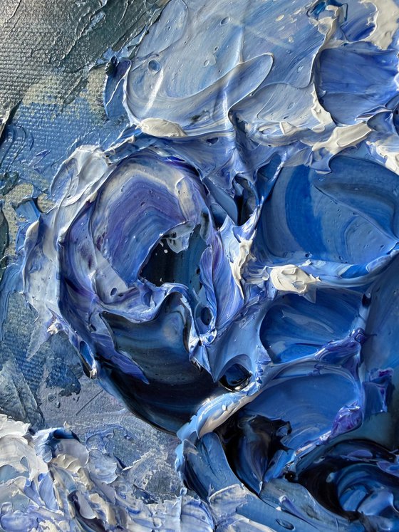Blue Hydrangea Bouquet — Floral