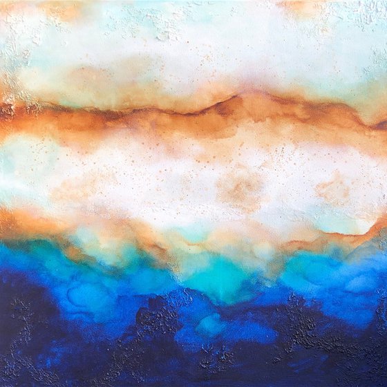breeze of blues (80 x 80 cm) Dee Brown Artworks