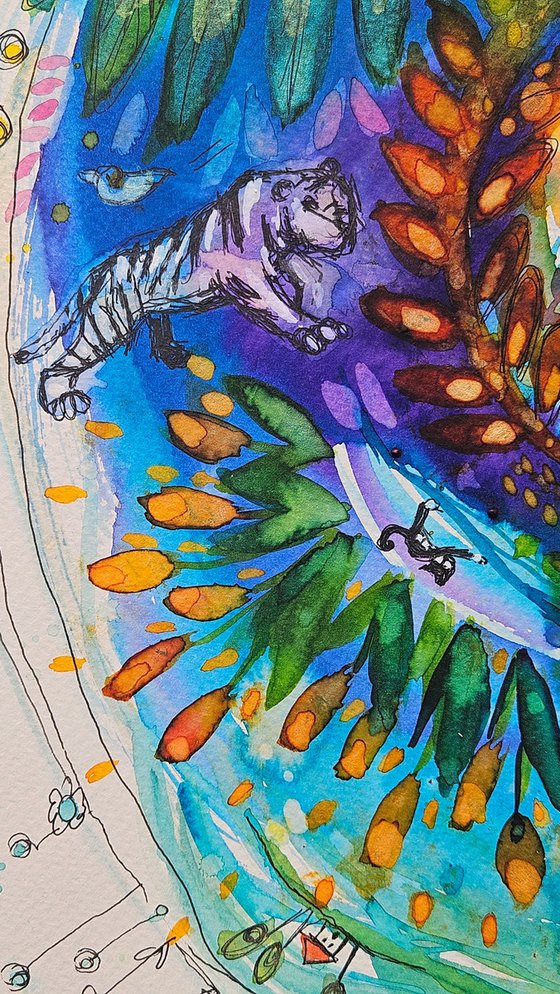 Mandala 26.-Noise. Spring new life is coming.