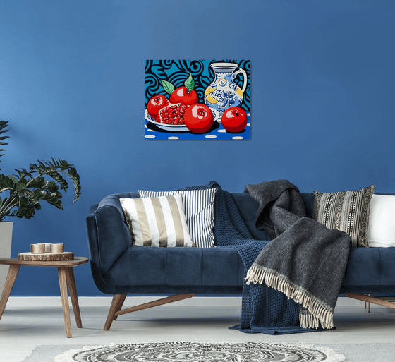 Still Life with Pomegranates
