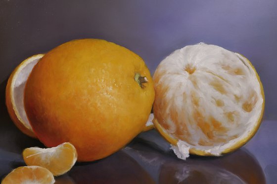 "Still life with oranges"