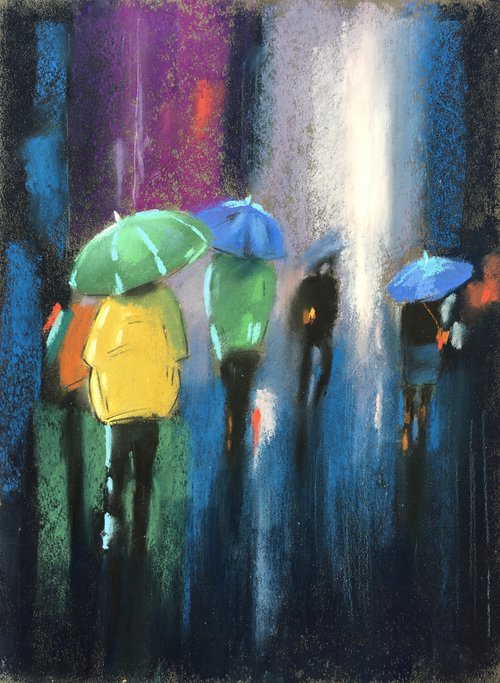 Umbrellas everywhere by Ksenia Lutsenko