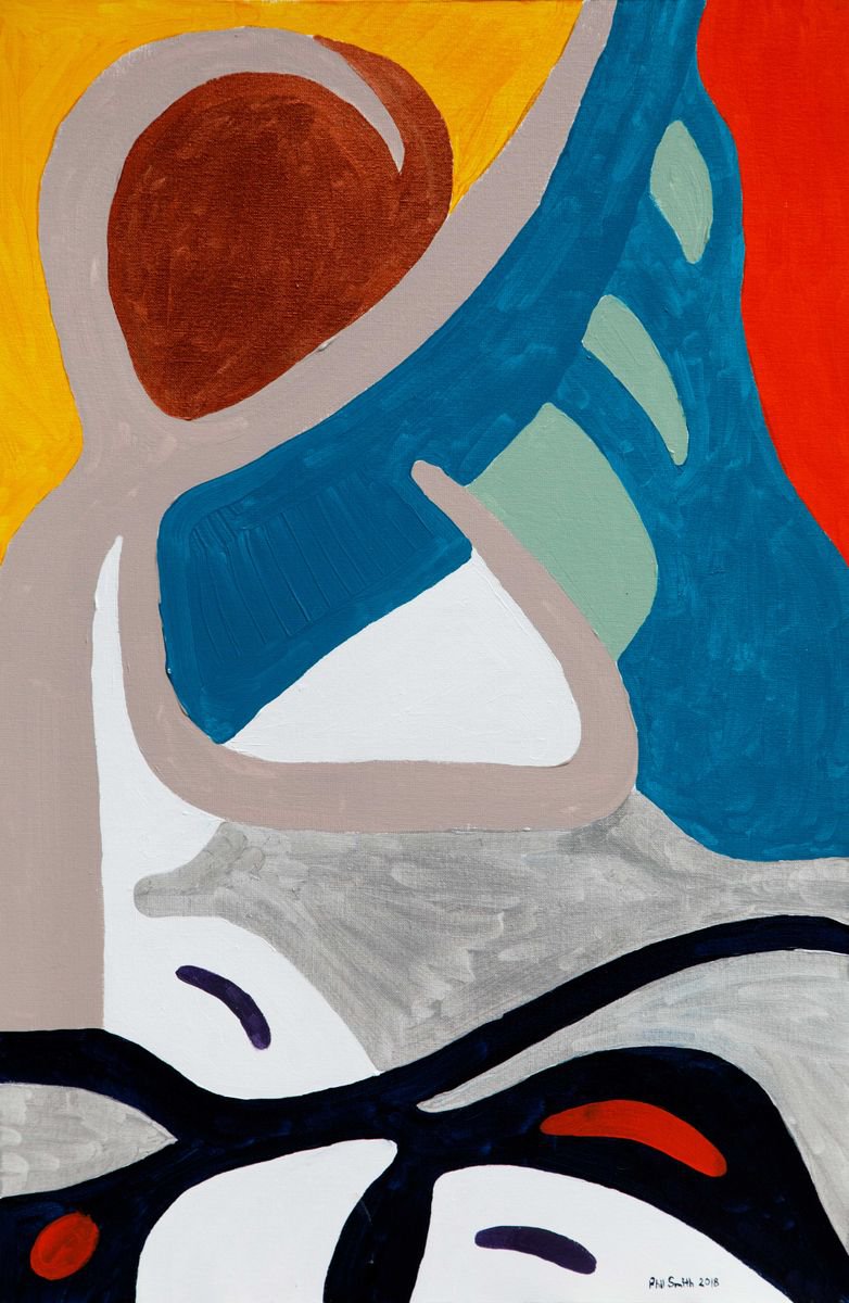 Seated Figure 1 By Phil Smith, 20 X 30, Artwork For Sale On Artfinder