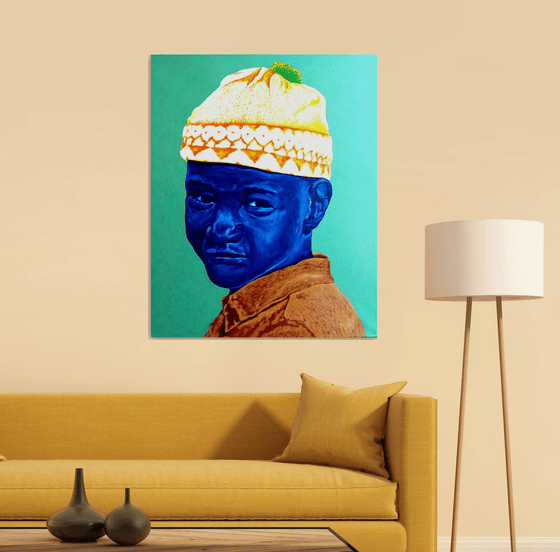 "Blue Boy With A Smile"