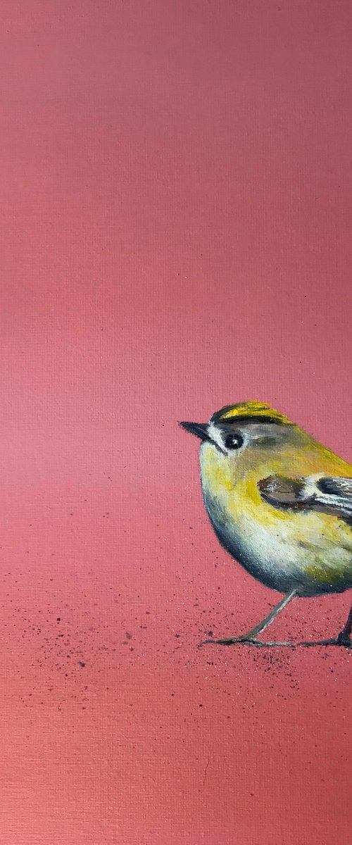 Gold Crest ~ on Rose Gold by Laure Bury