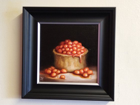 Scottish scotch pie with Beans on top #2  still life