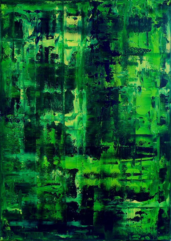 Green Mamba (50 x 70 cm) oil (20 x 28 inches)