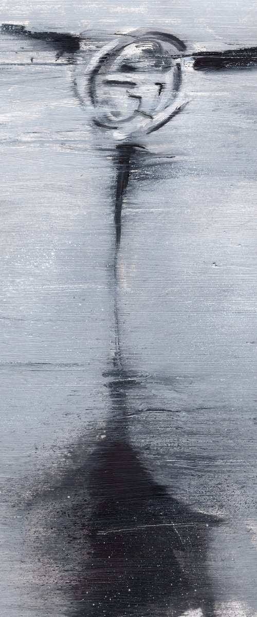 Pretty bum | Black and white oil on paper painting | beautiful sexy fashion powerful lady woman by Renske Karlien Hercules